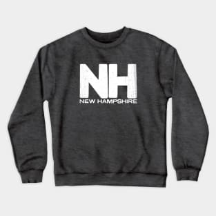 NH New Hampshire State Vintage Typography Crewneck Sweatshirt